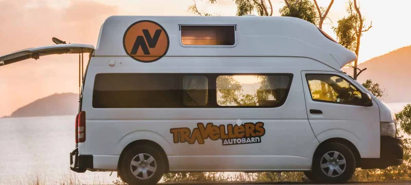 Budget 2 berth campervan hire Australia