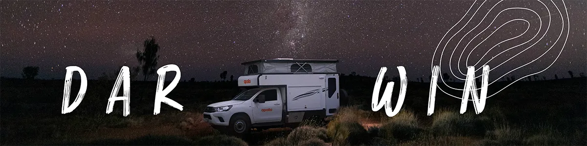 4WD Camper under the stars in Darwin