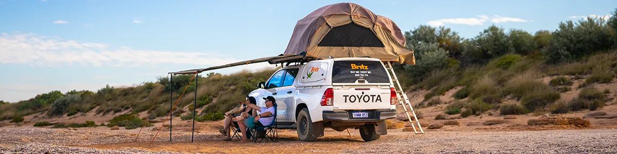 4WD campervan at Pebble Beach