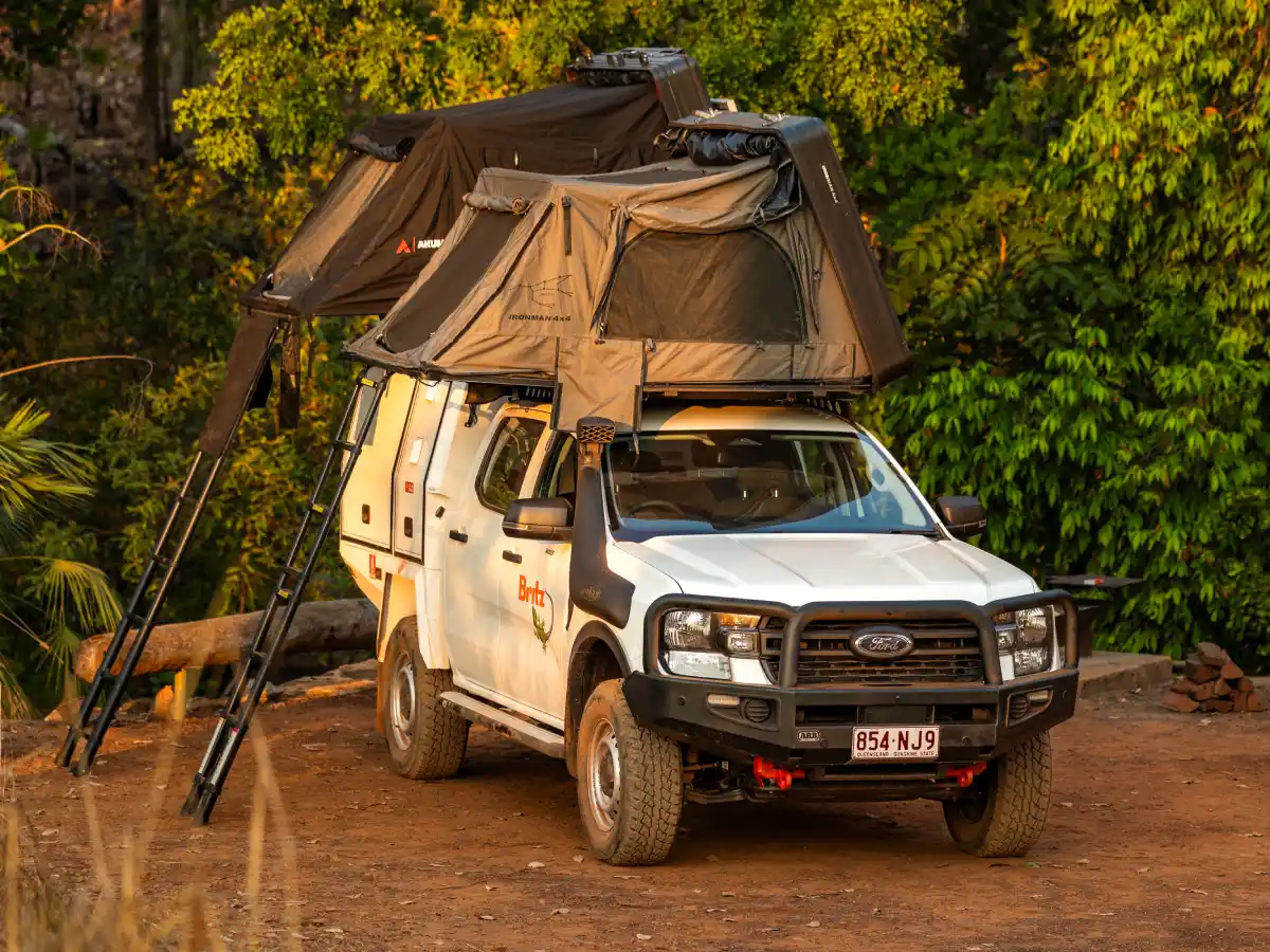4WD Warrior Camper with Dual Tents