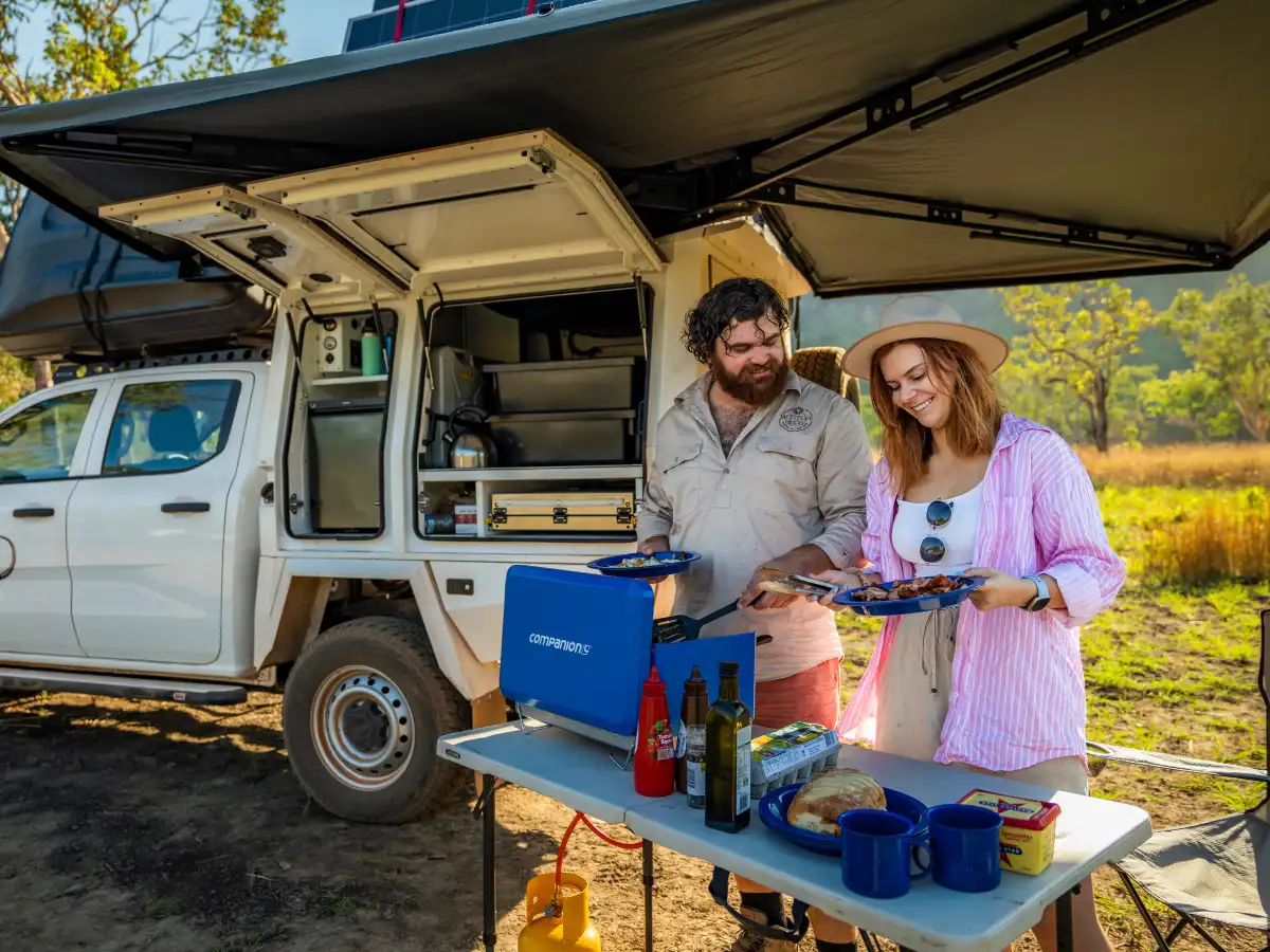 4WD Warrior Camper - Outdoor Setup