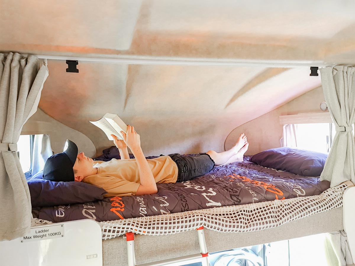 4ST Motorhome - children bedroom view