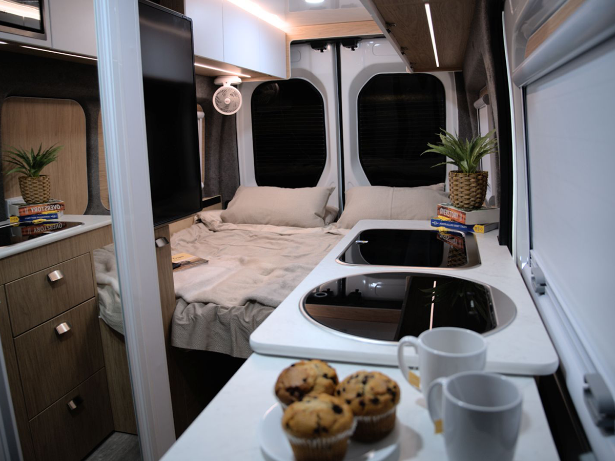 Rover 2 Berth - Night View Interior