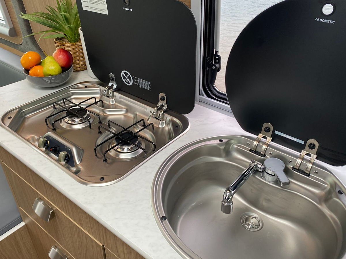 Rover 2 Berth - Kitchen Stove and Sink