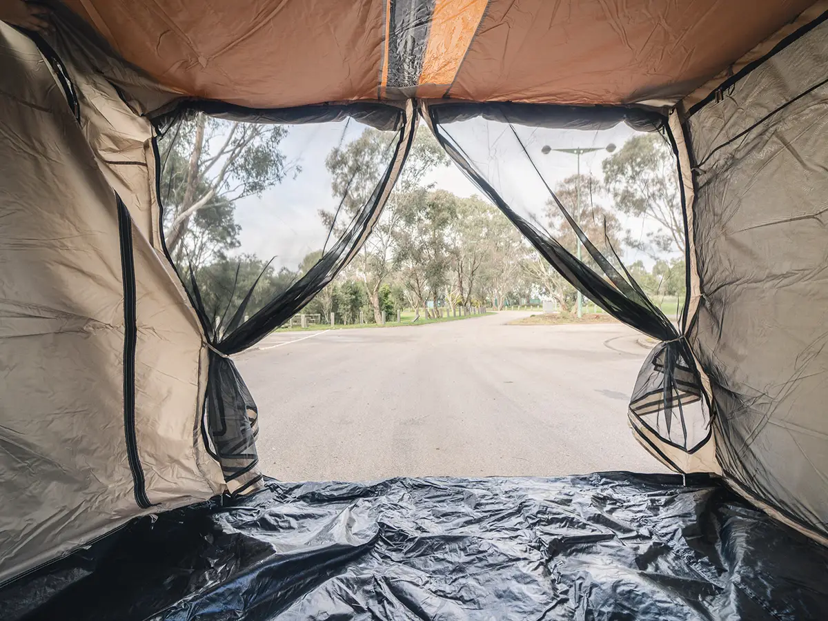 4WD Jimny Side Tent Inside View