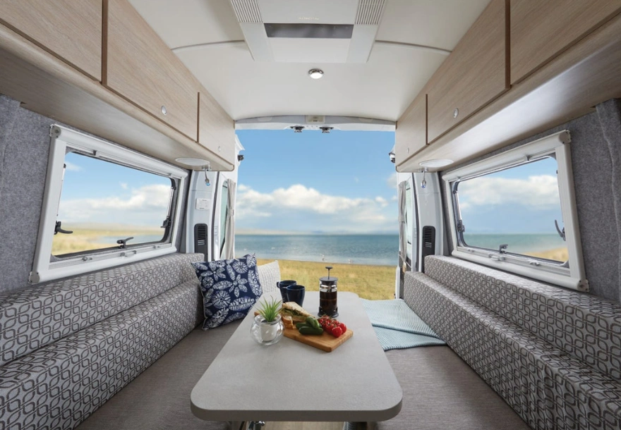 LJ 2 Berth Escape Motorhome - dining area view