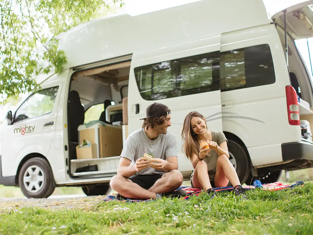 Double Down 4 Berth Campervan New Zealand - Outdoor View