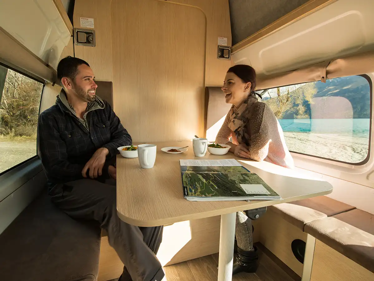 Highball 3 Berth Campervan New Zealand - Living Area