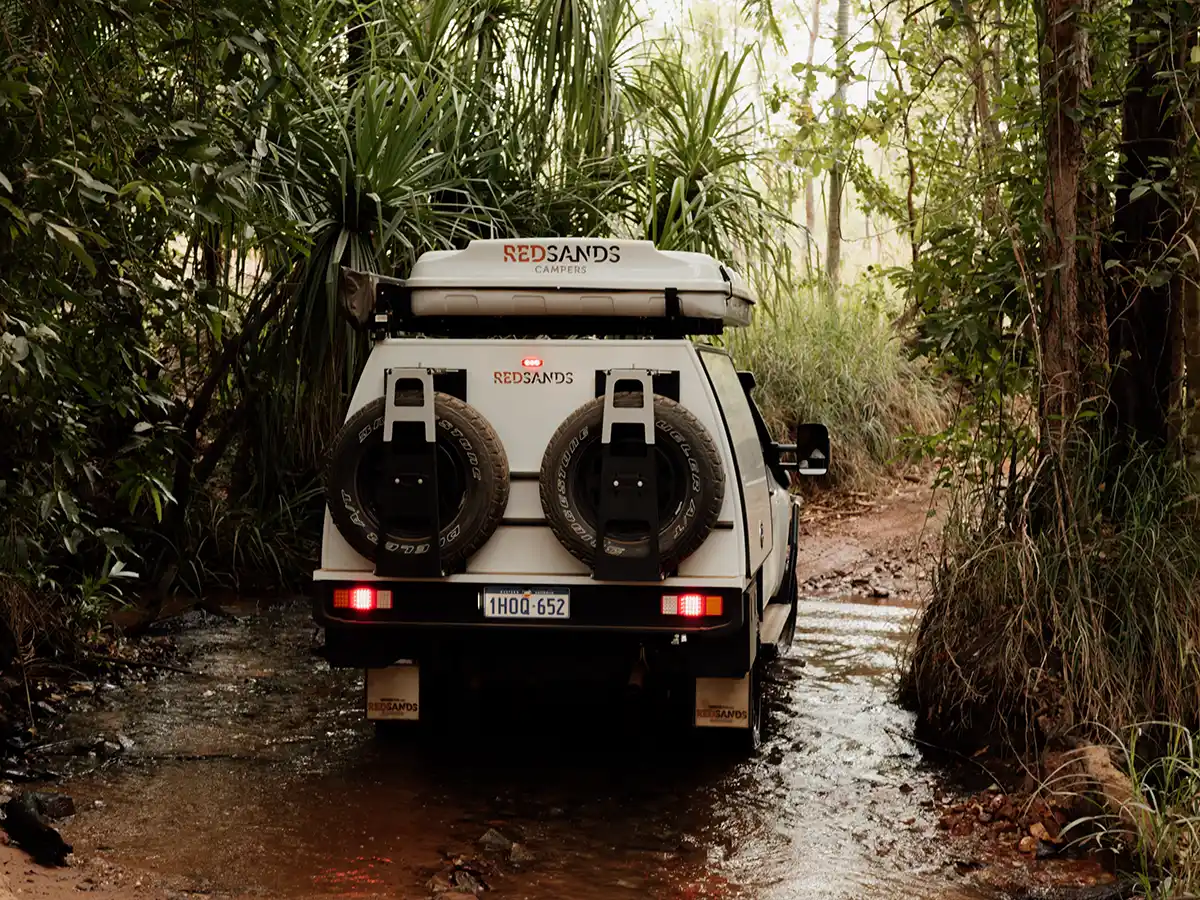 2 Person 4WD Camper Back View
