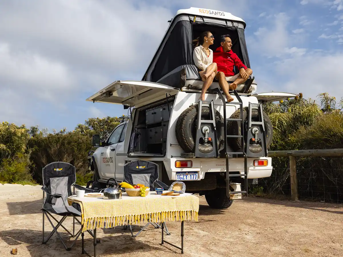 2 Person 4WD Camper Picnic Setup