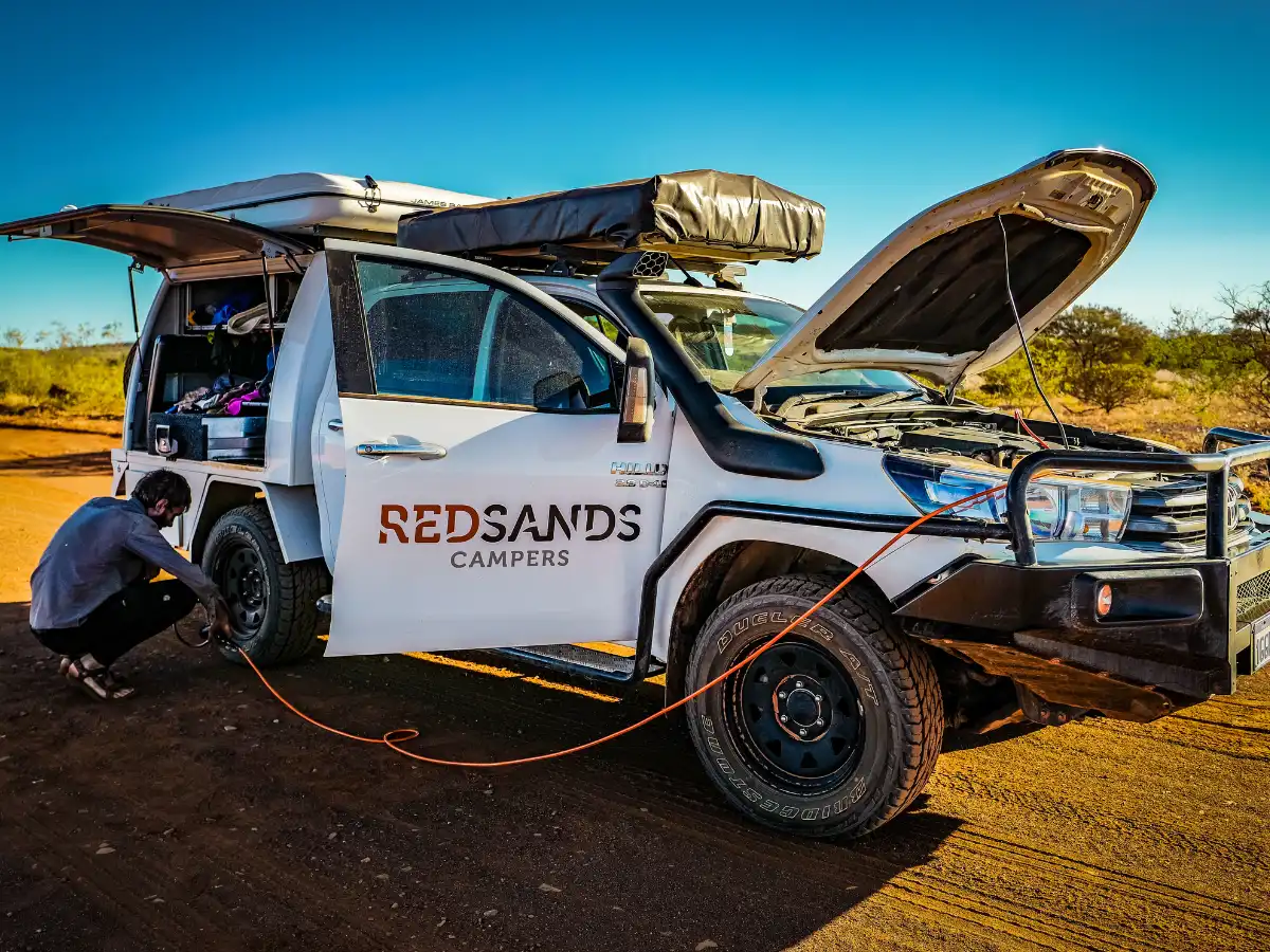 5 Person 4WD Rooftop Camper - Air Compressor