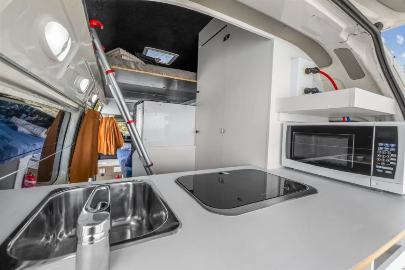 Maxie 4 with Shower & Toilet - kitchen view