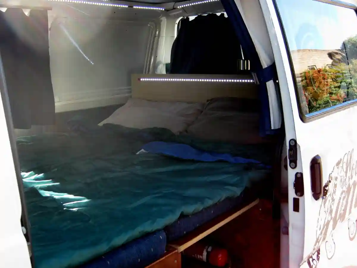 Budgie Campervan Interior Double Bed