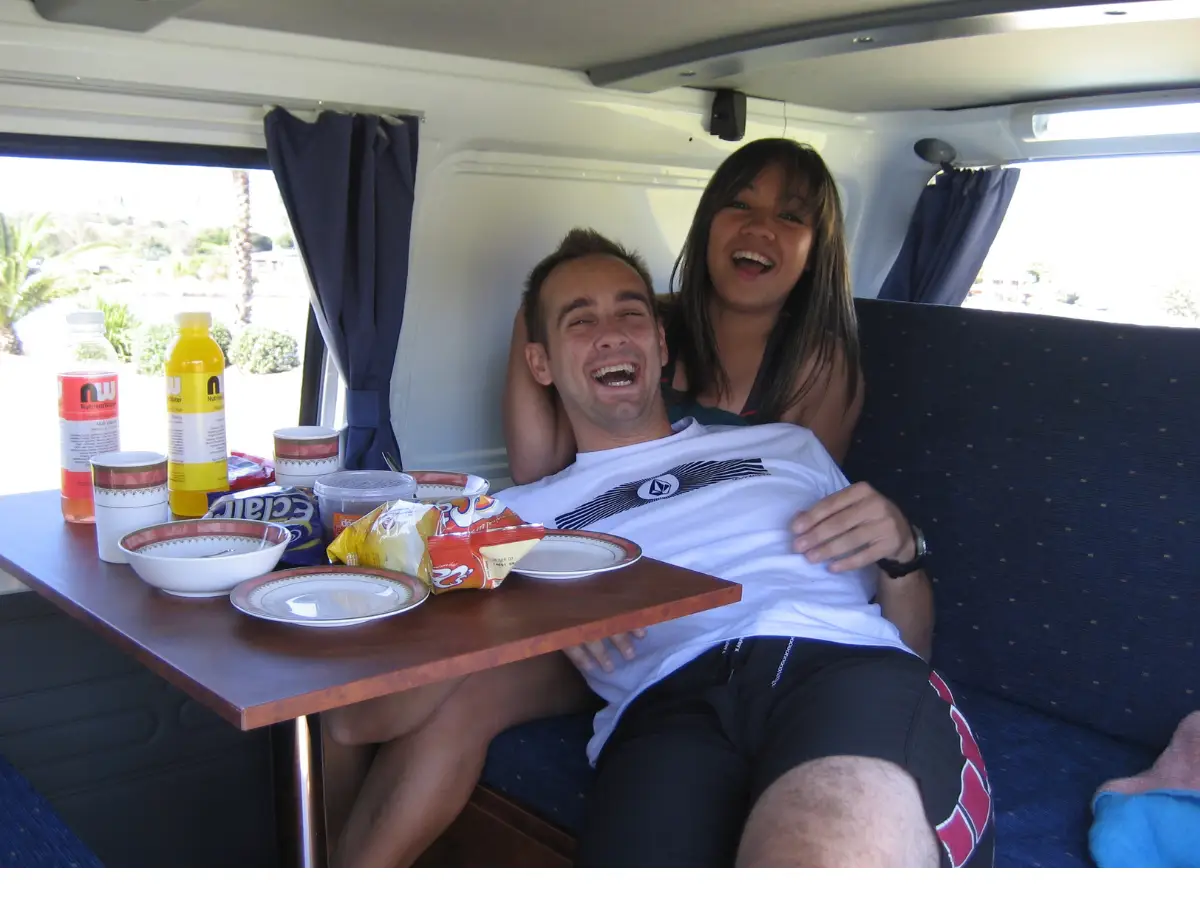 Budgie Campervan Dining Area