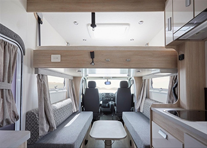 LJ 2 Berth Voyager Roamer Motorhome - inside view